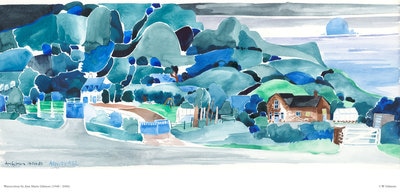 Alloway 432. Watercolour on paper. Available as a greetings card.